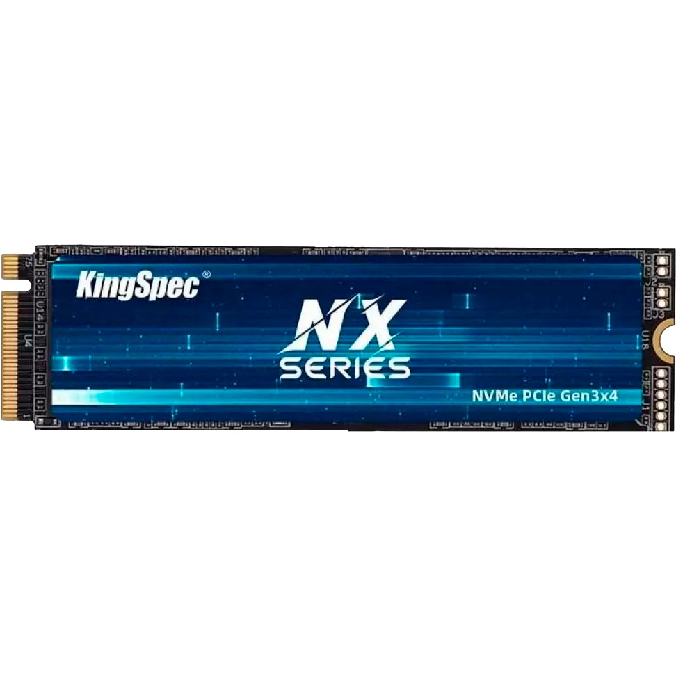 Накопитель SSD KingSpec NX-2TB, 2000GB, PCIe 3.0 x4, M.2 2280, NVMe, R/W 3400/3100