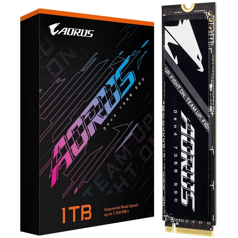 Твердотельный накопитель SSD Gigabyte M.2 2280 1TB AORUS Client SSD AG4731TB N PCI-Express 4.0 x4, N