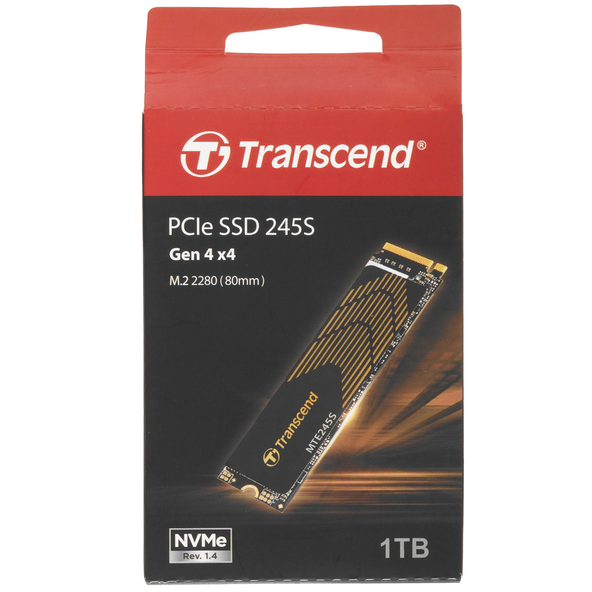 Накопитель SSD Transcend MTE245S, 1TB, M.2 2280, PCIe 4.0 x4, NVMe, R/W 5300/4600