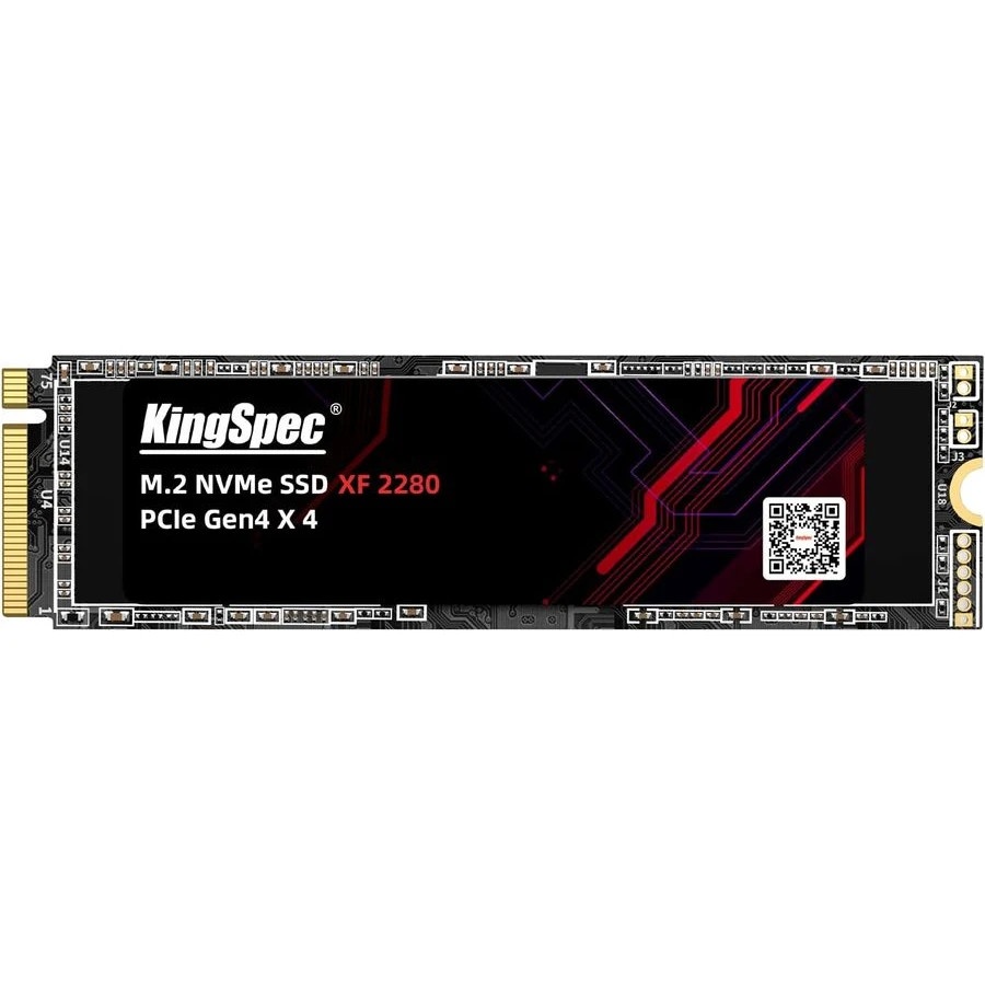 Накопитель KingSpec SSD 256GB M.2 2280 PCIe 4.0 x4 NVMe R4900/W2800MB/s 3D TLC MTBF 1M 125TBW