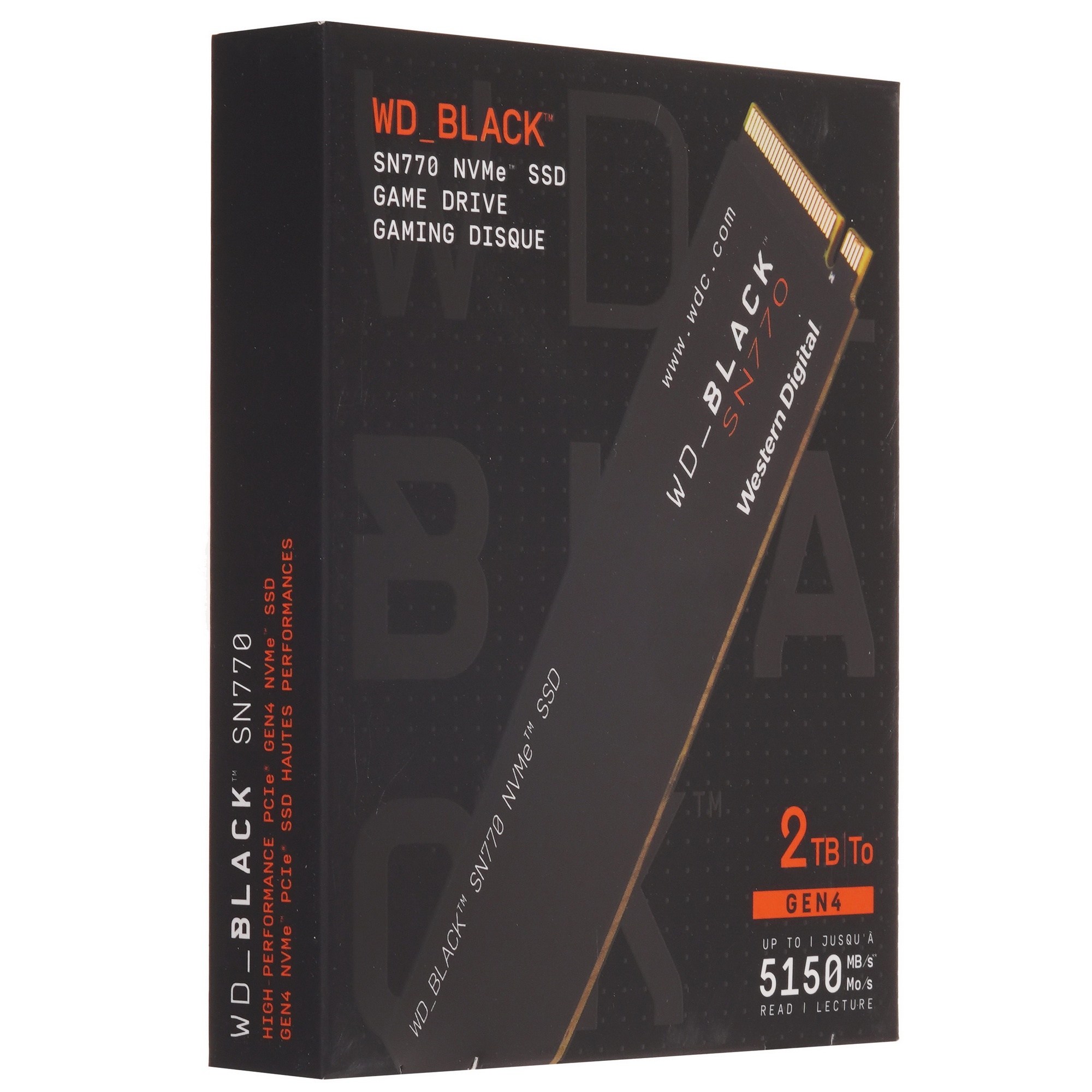 Накопитель SSD M.2 2280 2TB BLACK WDS200T3X0E WDC