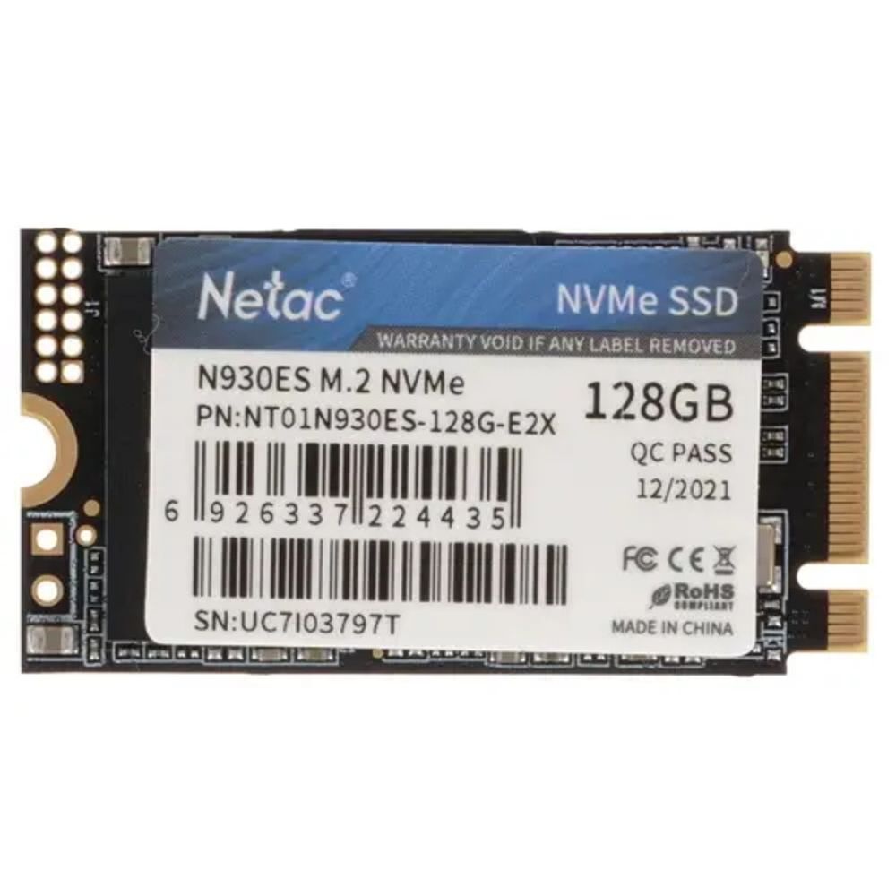 Накопитель SSD Netac N930ES, 256GB, PCIe 3.0 x2, M.2 2242, NVMe, R/W 1650/1500