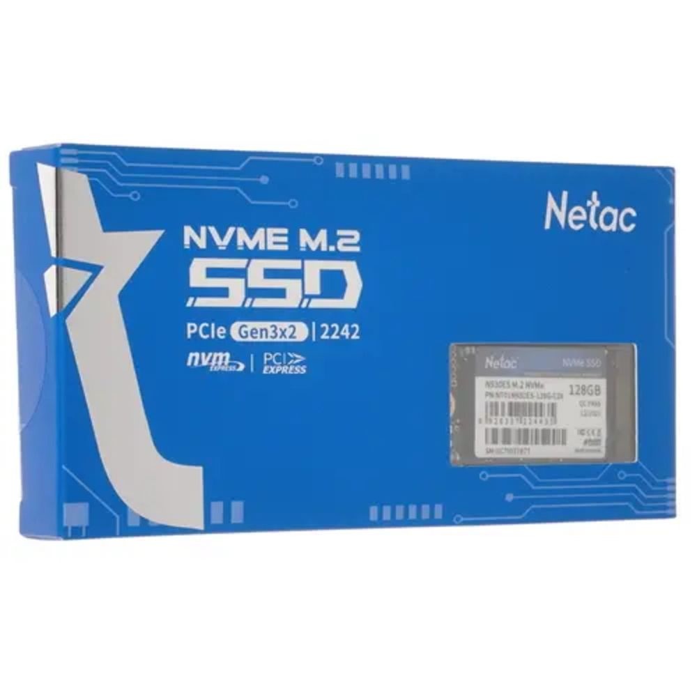 Накопитель SSD Netac N930ES, 256GB, PCIe 3.0 x2, M.2 2242, NVMe, R/W 1650/1500