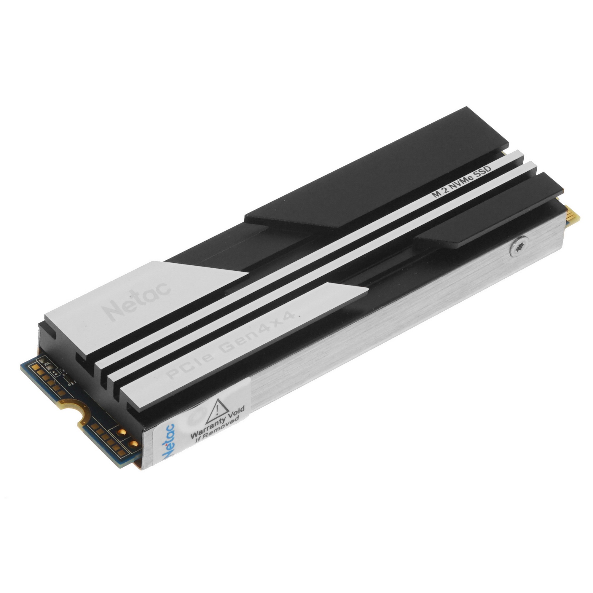 Накопитель SSD Netac NV5000, 2TB, M.2 2280, PCIe 4.0 x4, NVMe, R/W 5000/4400, с радиатором