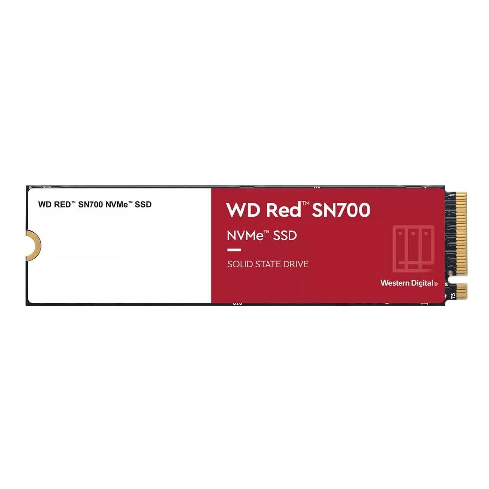 Накопитель SSD WD Red SN700 WDS200T1R0C, 2000Gb, PCIe 3.0 x4, M.2 2280, NVMe, R/W 3400/2900