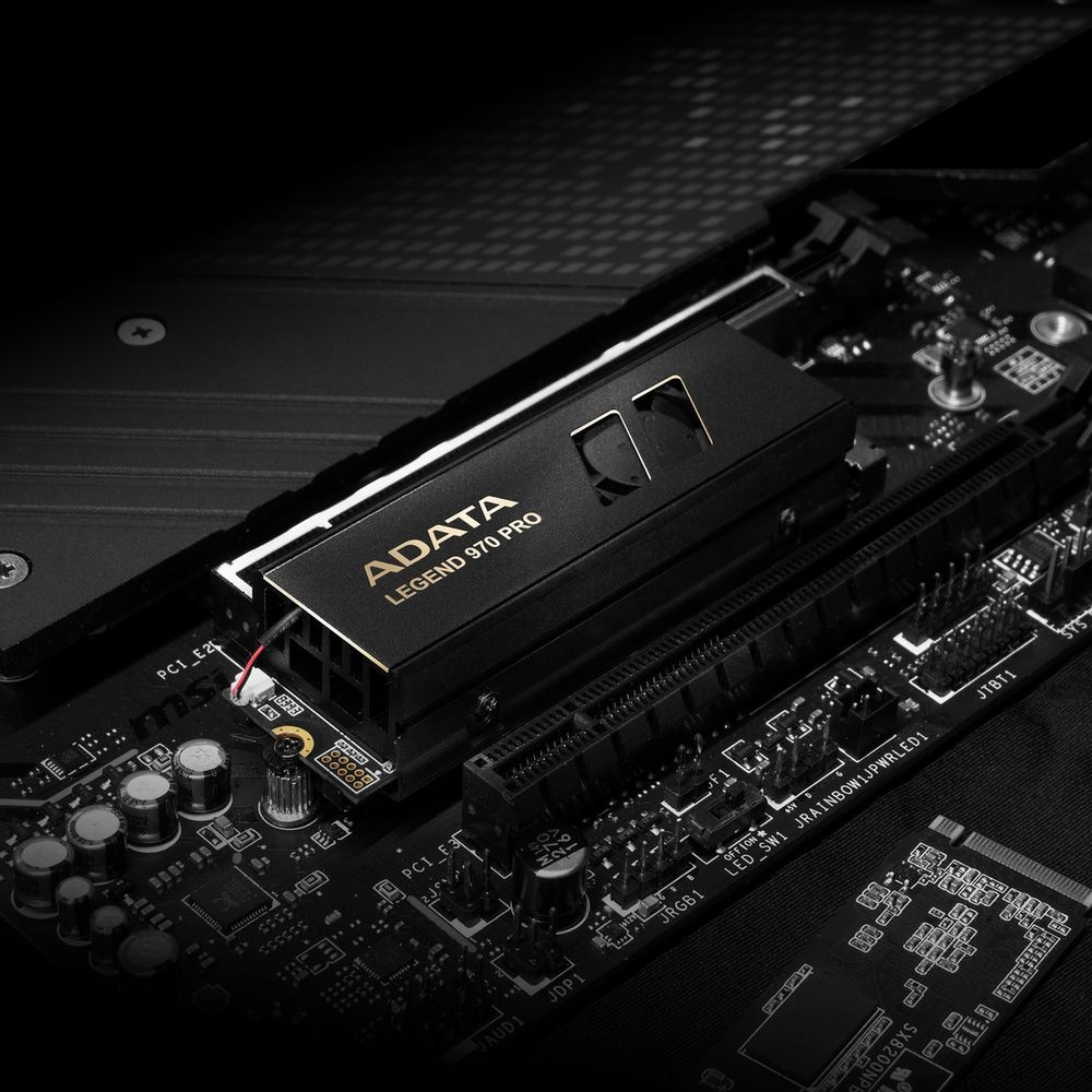 Накопитель SSD A-Data Legend 970 PRO, 4000Gb, PCIe 5.0 x4, M.2 2280, NVMe, R/W 14000/11000, с радиат