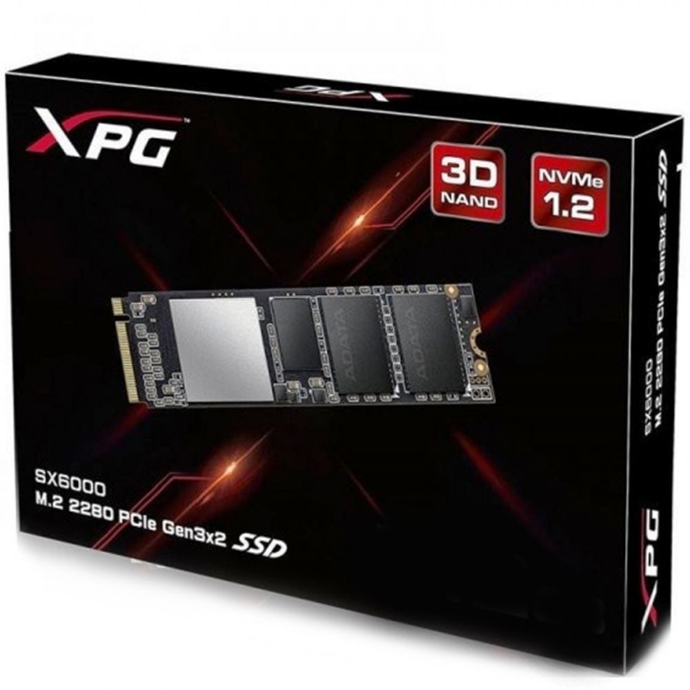 Накопитель SSD ADATA 1TB XPG SX6000 Pro, M.2 2280, PCI-E 3x4, [R/W - 2100/1400 MB/s] 3D-NAND TLC, Re