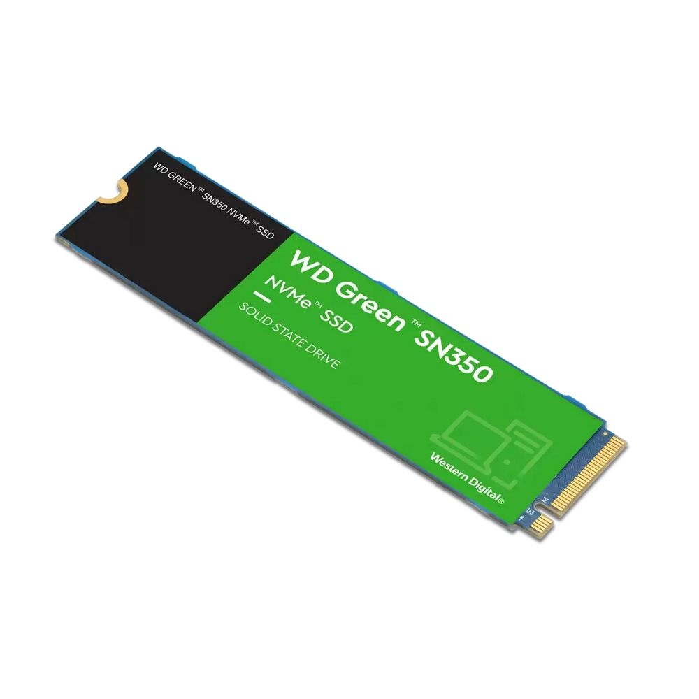 Накопитель SSD WD Green SN350, 1Tb, PCIe 3.0 x4, M.2 2280, NVMe, R/W 3200/2500