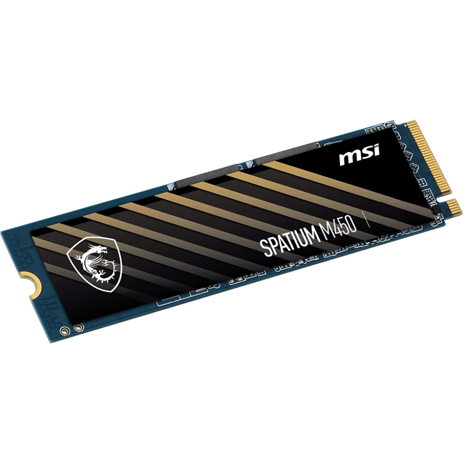 Накопитель SSD MSI SPATIUM M450, 500GB, M.2 2280, PCIe 4.0 x4, NVMe, R/W 3600/2300