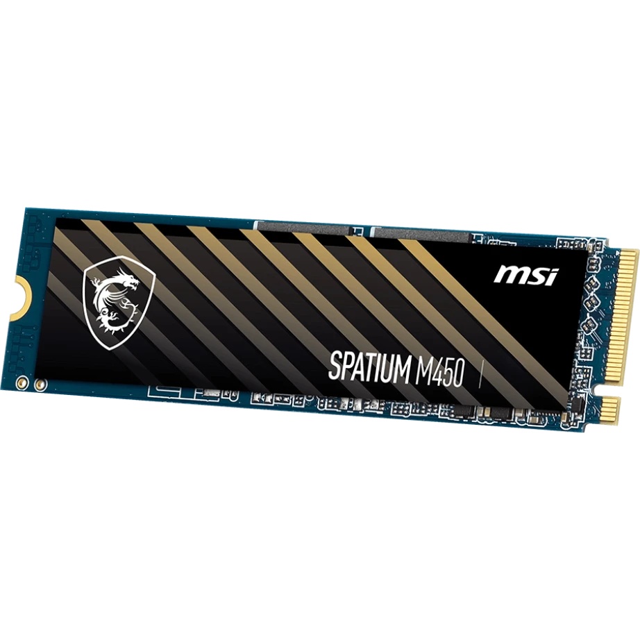 Накопитель SSD MSI SPATIUM M450, 500GB, M.2 2280, PCIe 4.0 x4, NVMe, R/W 3600/2300