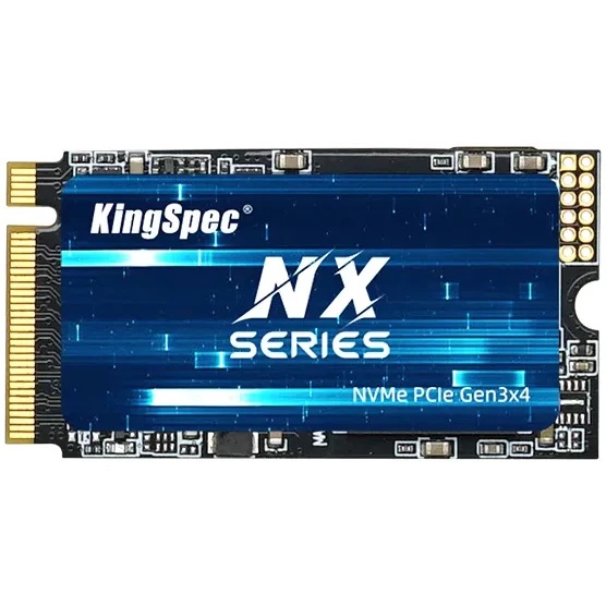 Накопитель SSD KingSpec NXM-128, 128Gb, PCIe 3.0 x4, M.2 2242, NVMe, R/W 2200/800