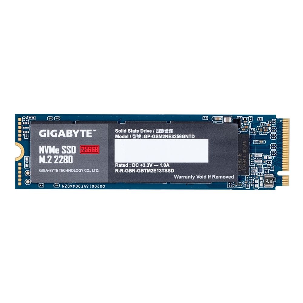 Накопитель SSD Gigabyte 256GB M.2 2280 Client PCIe Gen3x4 with NVMe, 1700/1100, IOPS 180/250K, MTBF