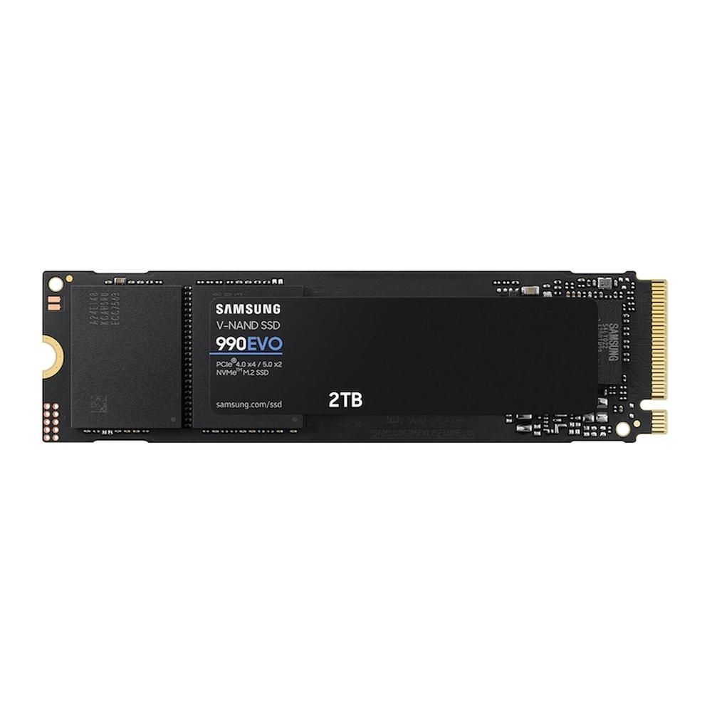 Твердотельный накопитель SSD Samsung M.2 2280 2TB 990 EVO NVMe 2.0, PCIe 4.0 x4, V-NAND
TLC, R/W 500