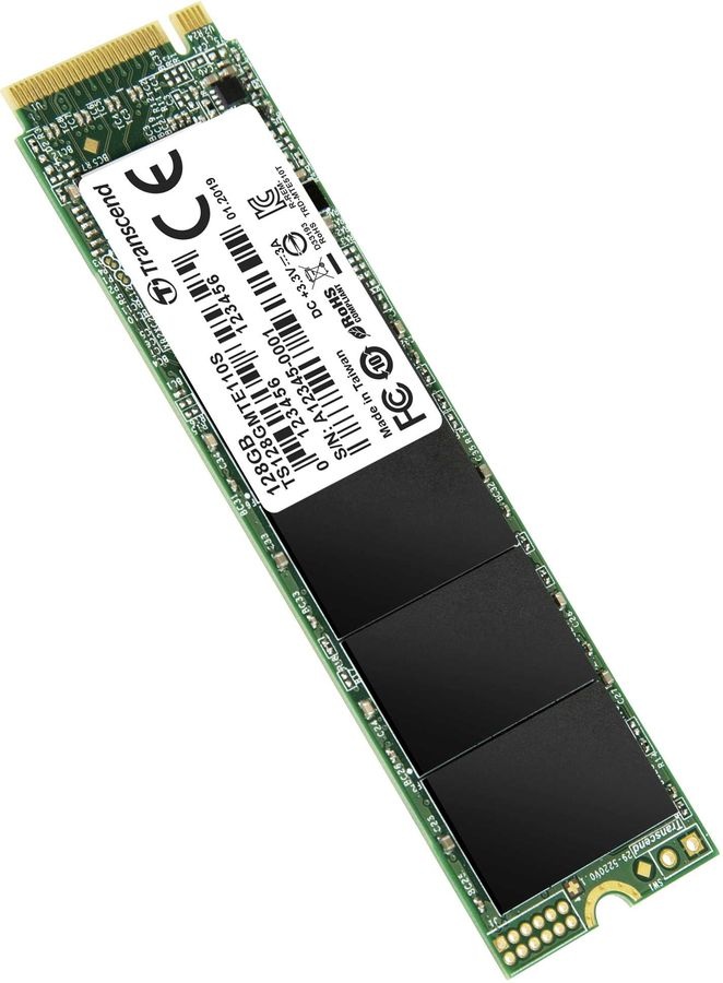 Накопитель SSD Transcend PCI-E 3.0 x4 250Gb TS250GMTE115S 115S M.2 2280 0.2 DWPD