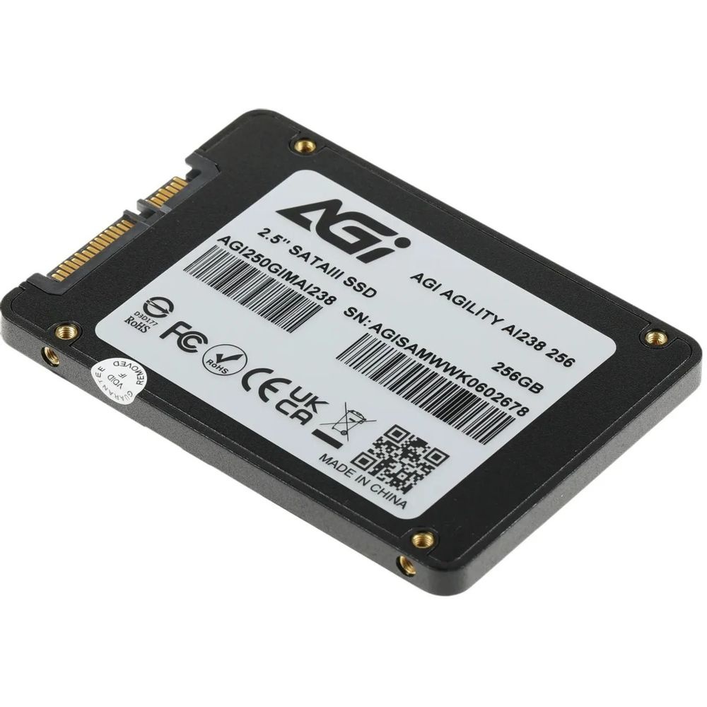 Твердотельный накопитель SSD AGI AI238 SSD 2.5" 256GB QLC RETAIL-Color Box