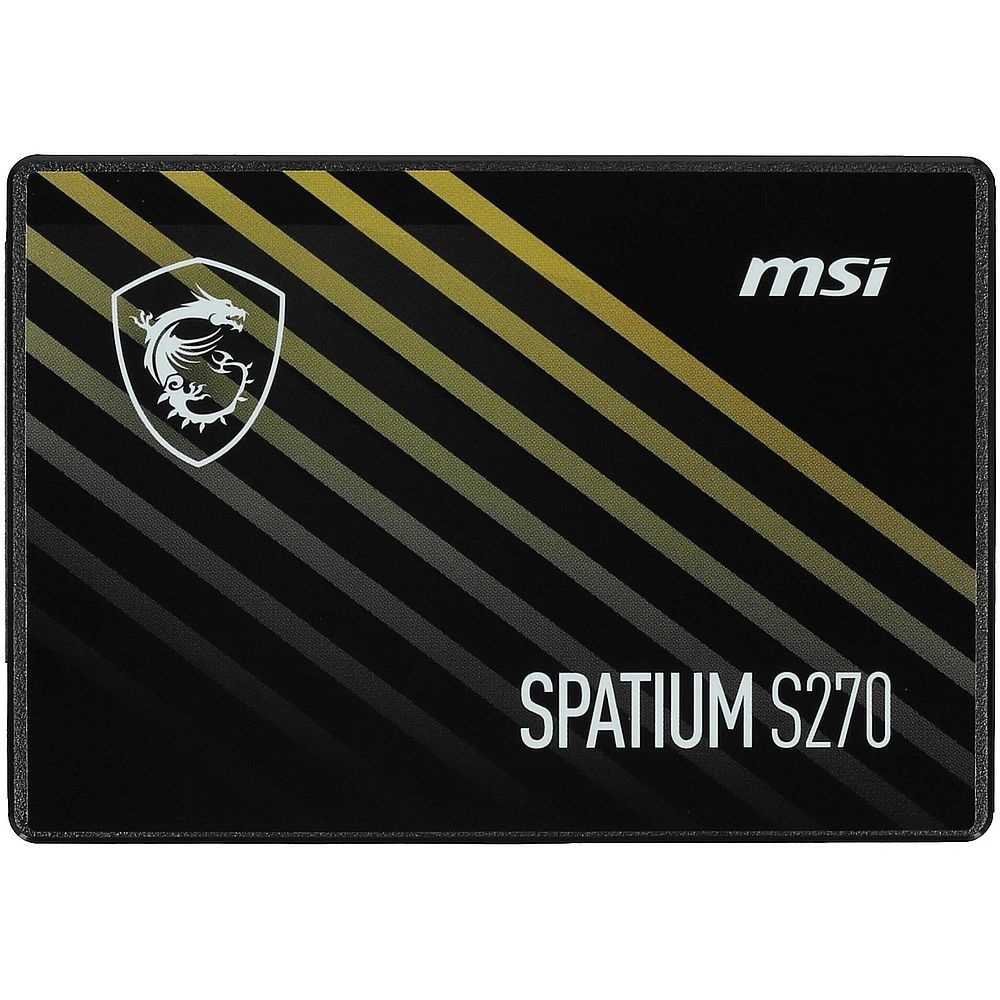 Твердотельный накопитель SSD MSI 2.5" 480GB SPATIUM S270 Client SSD SATA 6Gb/s, 500/450, IOPS 55/80K