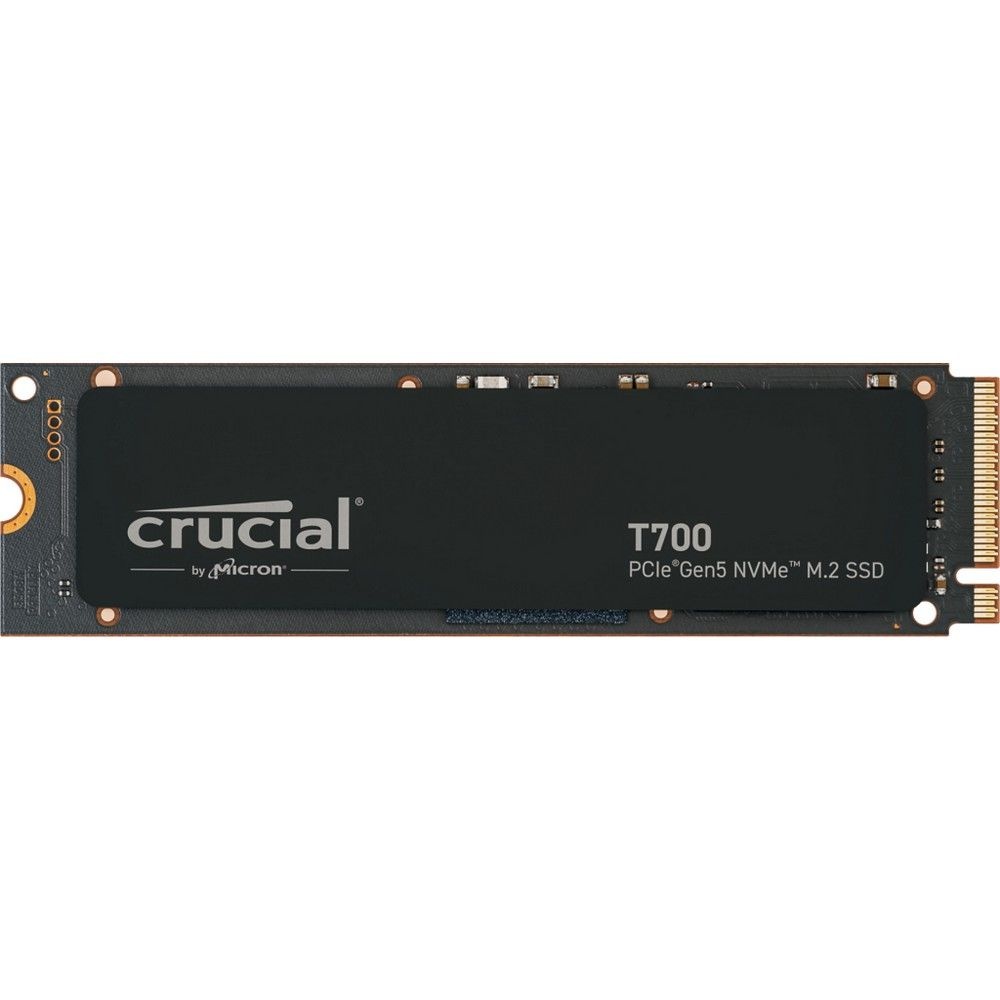 Твердотельный диск Crucial T700 2Tb CT2000T700SSD3, M.2, PCI-E 5.0 x4, TLC 3D NAND R/W - 12400/11800