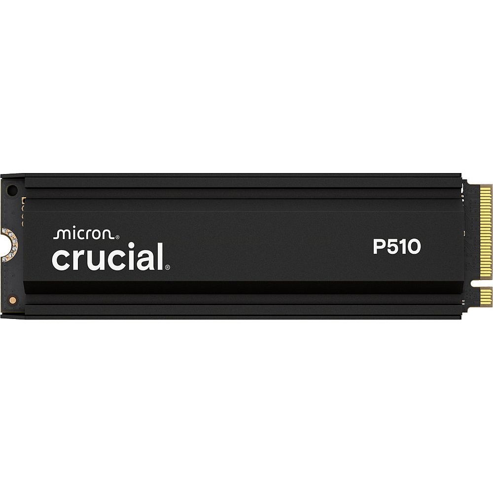Твердотельный накопитель SSD Crucial P510 1TB PCIe Gen5 NVMe 2280 M.2 SSD with heatsink CT1000P510SS