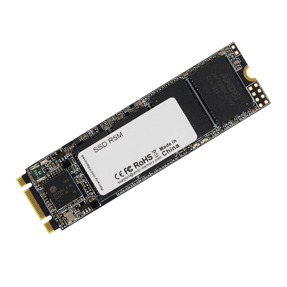 Накопитель SSD AMD Radeon R5M256G8, 256Gb, M.2 2280, SATA III, R/W 555/450