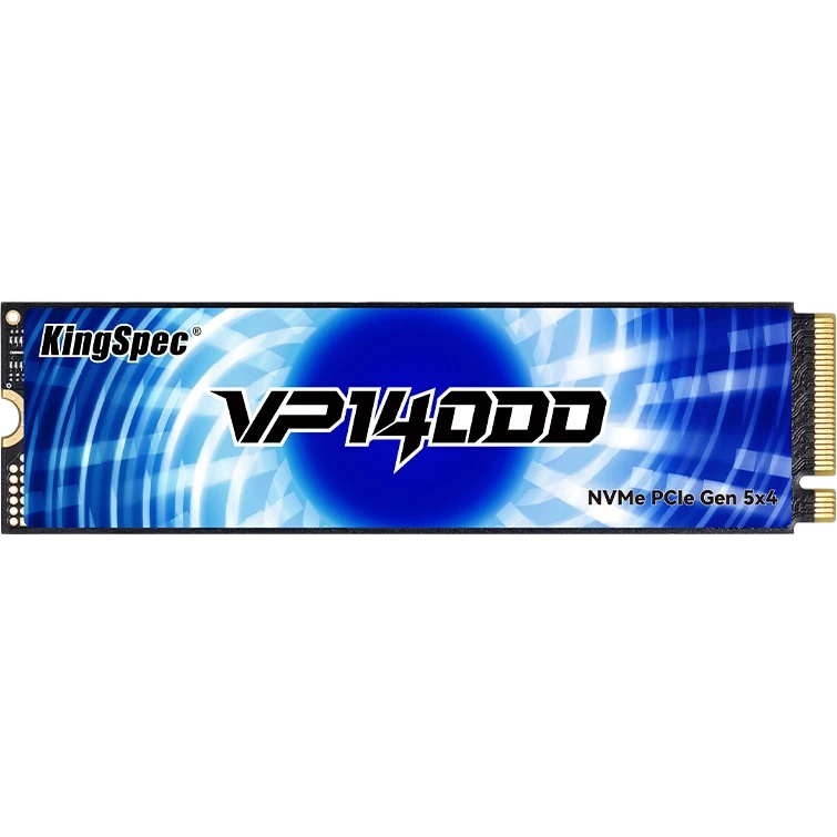 Твердотельный накопитель Kingspec SSD VP14000 2280, 4096GB, M.2(22x80mm), NVMe, PCIe 5.0 x4, 3D TLC,