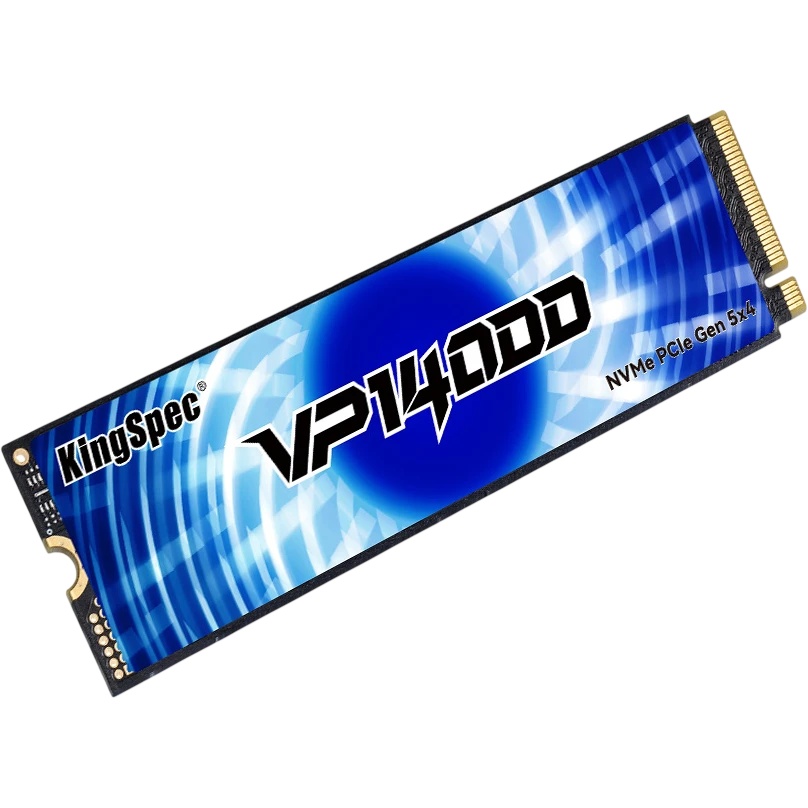 Твердотельный накопитель Kingspec SSD VP14000 2280, 2048GB, M.2(22x80mm), NVMe, PCIe 5.0 x4, 3D TLC,