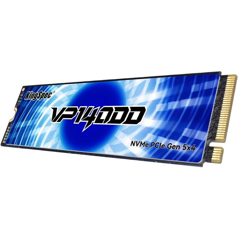 Твердотельный накопитель Kingspec SSD VP14000 2280, 2048GB, M.2(22x80mm), NVMe, PCIe 5.0 x4, 3D TLC,