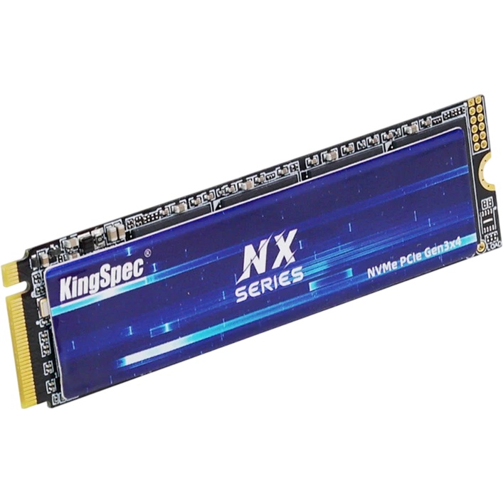 Твердотельный накопитель Kingspec SSD NX-4096 2280, 4096GB, M.2(22x80mm), NVMe, PCIe 3.0 x4, 3D QLC,