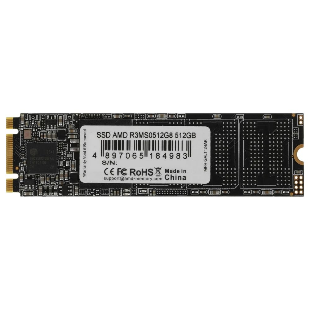 Накопитель SSD AMD SATA 512GB R3MS0512G8 Radeon mSATA