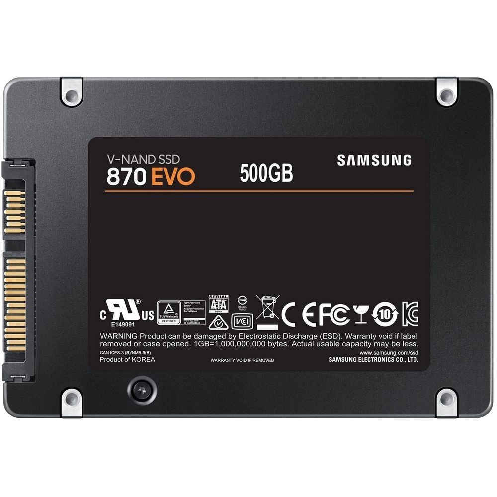 Накопитель SSD Samsung 500Gb 870 EVO MZ-77E500B/AM