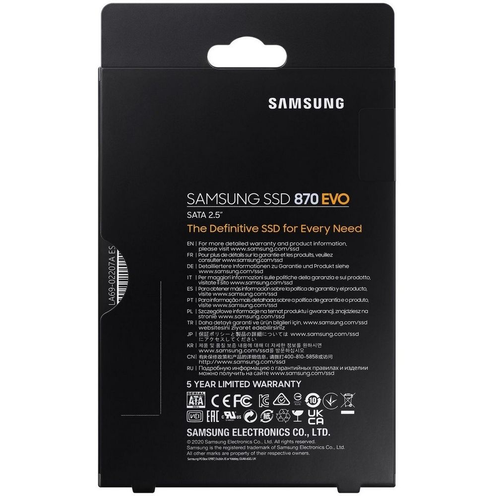 Накопитель SSD Samsung 500Gb 870 EVO MZ-77E500B/AM