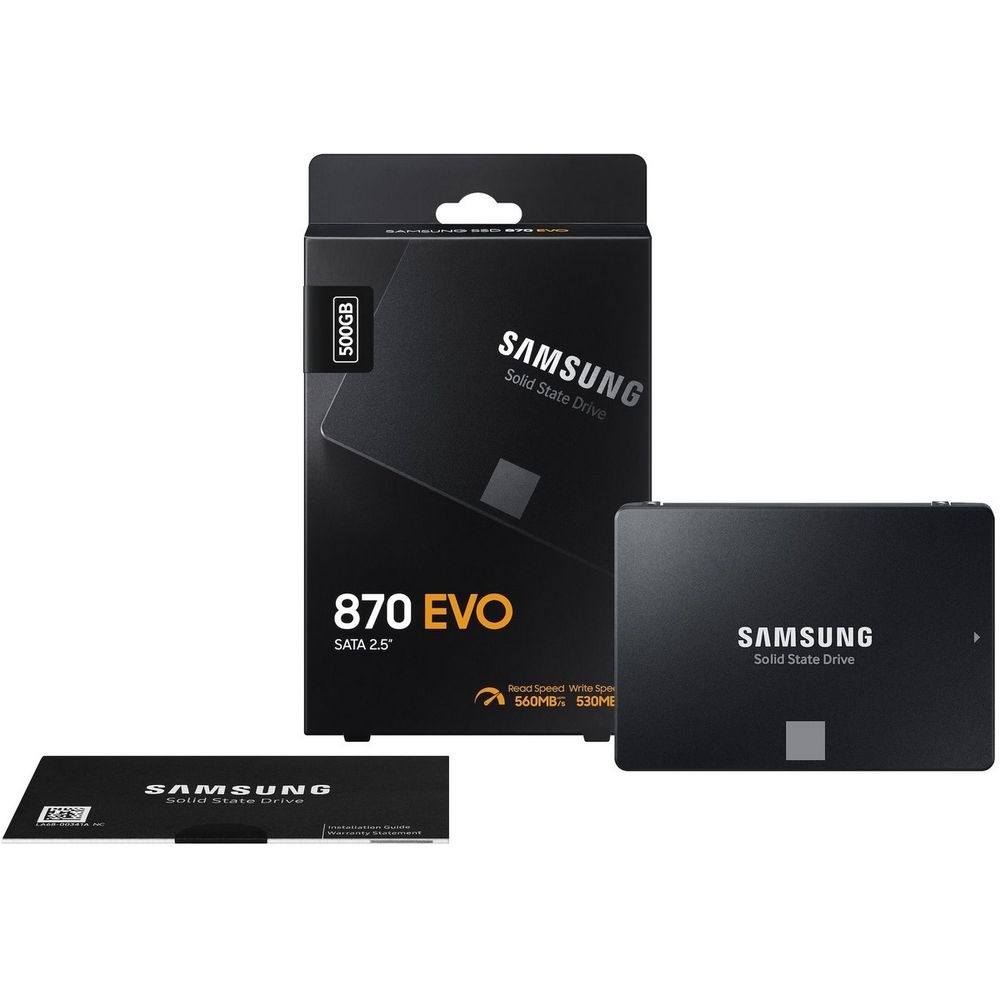 Накопитель SSD Samsung 500Gb 870 EVO MZ-77E500B/AM