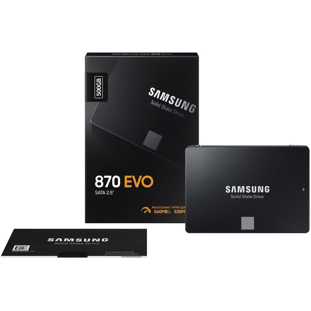 Накопитель SSD Samsung 500Gb 870 EVO MZ-77E500B/AM