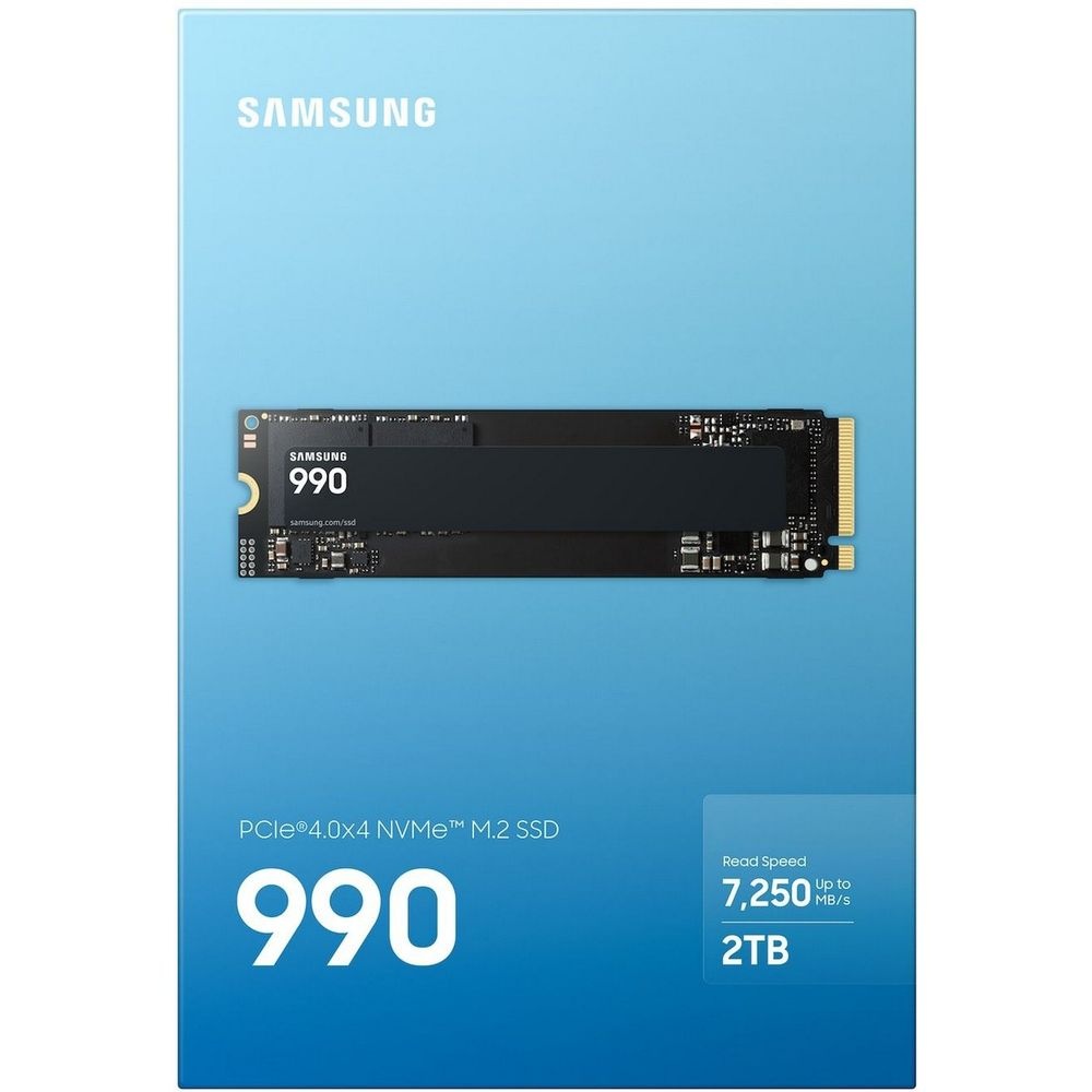 Твердотельный диск 2TB Samsung 990, M.2, PCI-E 4.0 x4, V-NAND TLC [R/W - 7150/6450 MB/s]