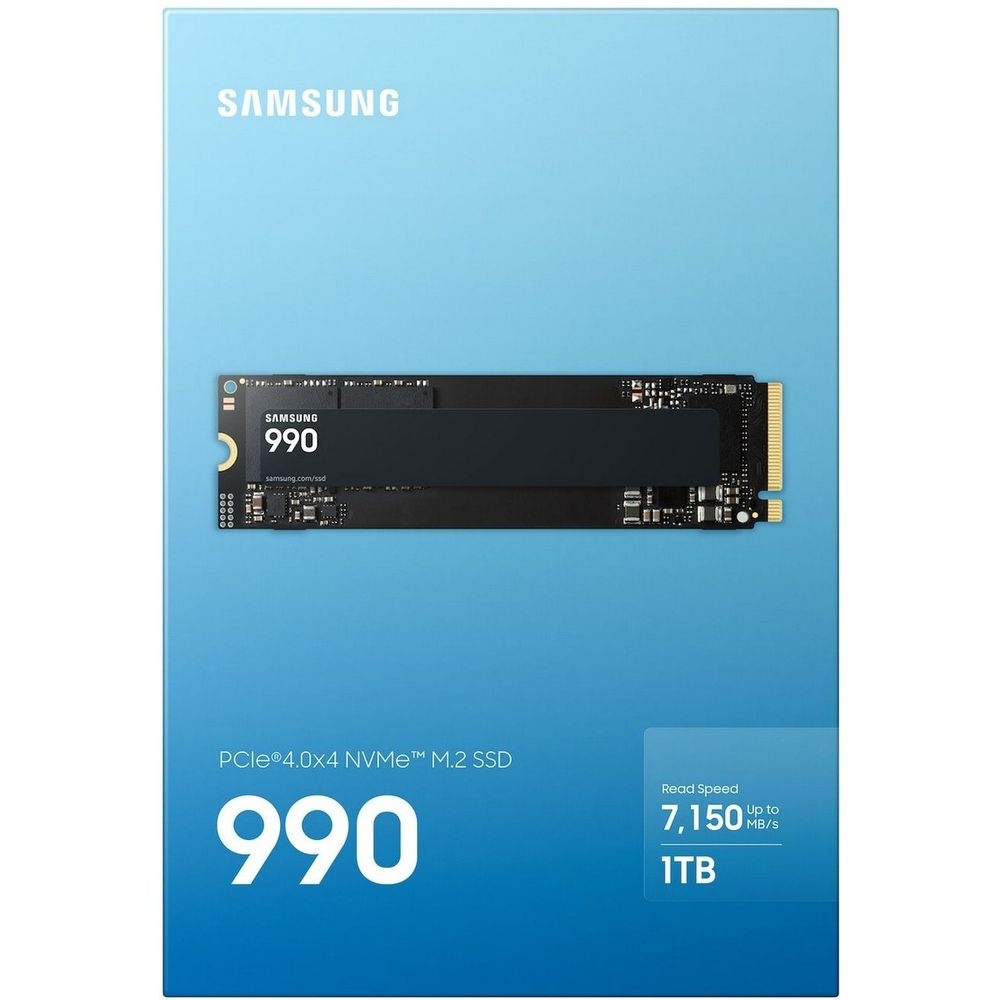 Твердотельный диск 1TB Samsung 990, M.2, PCI-E 4.0 x4, V-NAND TLC [R/W - 7150/6450 MB/s]