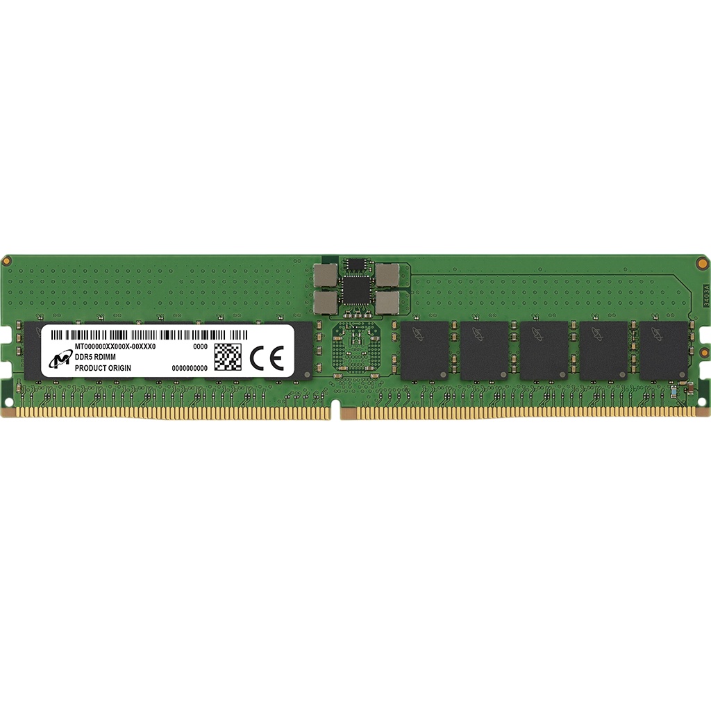 Оперативная память Micron 32GB DDR5 4800MT/s CL40 ECC Registered DIMM 288pin