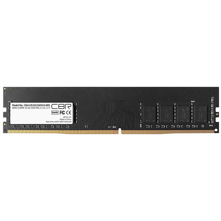 Модуль памяти ExeGate Value DIMM DDR4 32GB 2666MHz