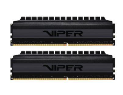 Оперативная память Patriot Viper 4 Blackout, DDR4, 8GB (2x4 GB), 3000 MHz, CL16, радиатор, черный