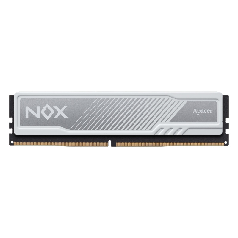 Оперативная память Apacer Nox, DDR4, 8GB (1x8 GB), 3200 MHz, CL16, радиатор, белый