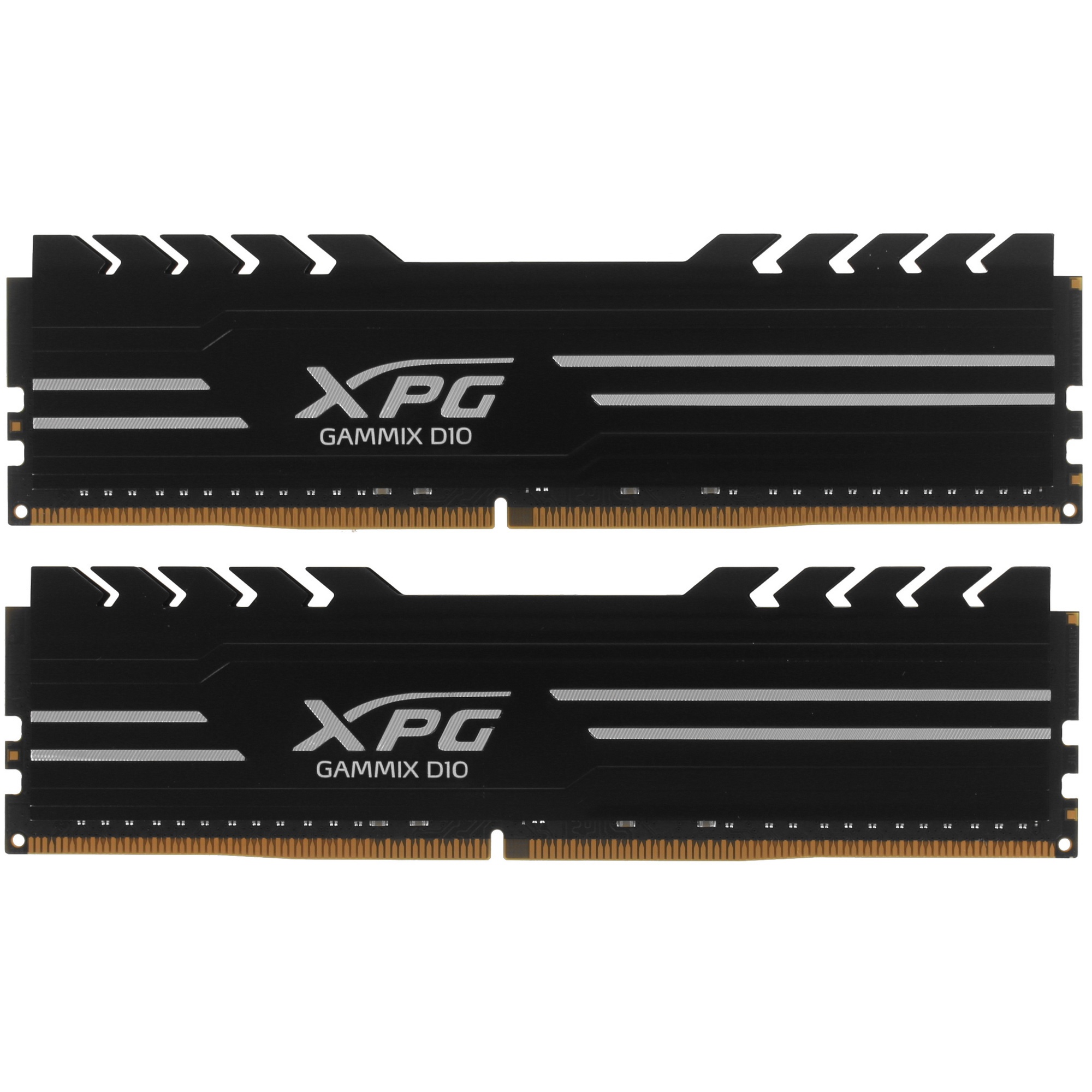 Оперативная память XPG Gammix D10, DDR4, 16GB (2x8GB), 3200MHz, CL16, UDIMM, с радиатором, черный