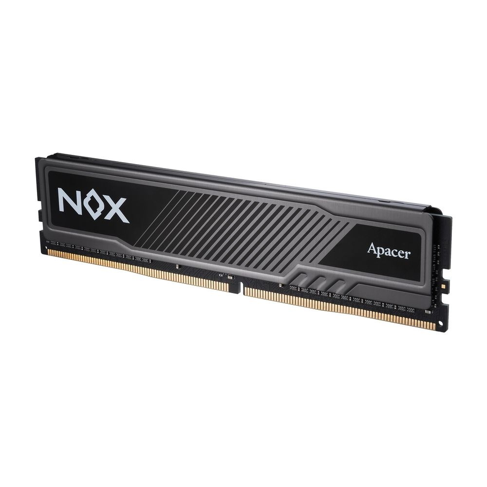 Оперативная память Apacer Nox, DDR4, 16GB (1x16 GB), 3600 MHz, CL18, радиатор, черный