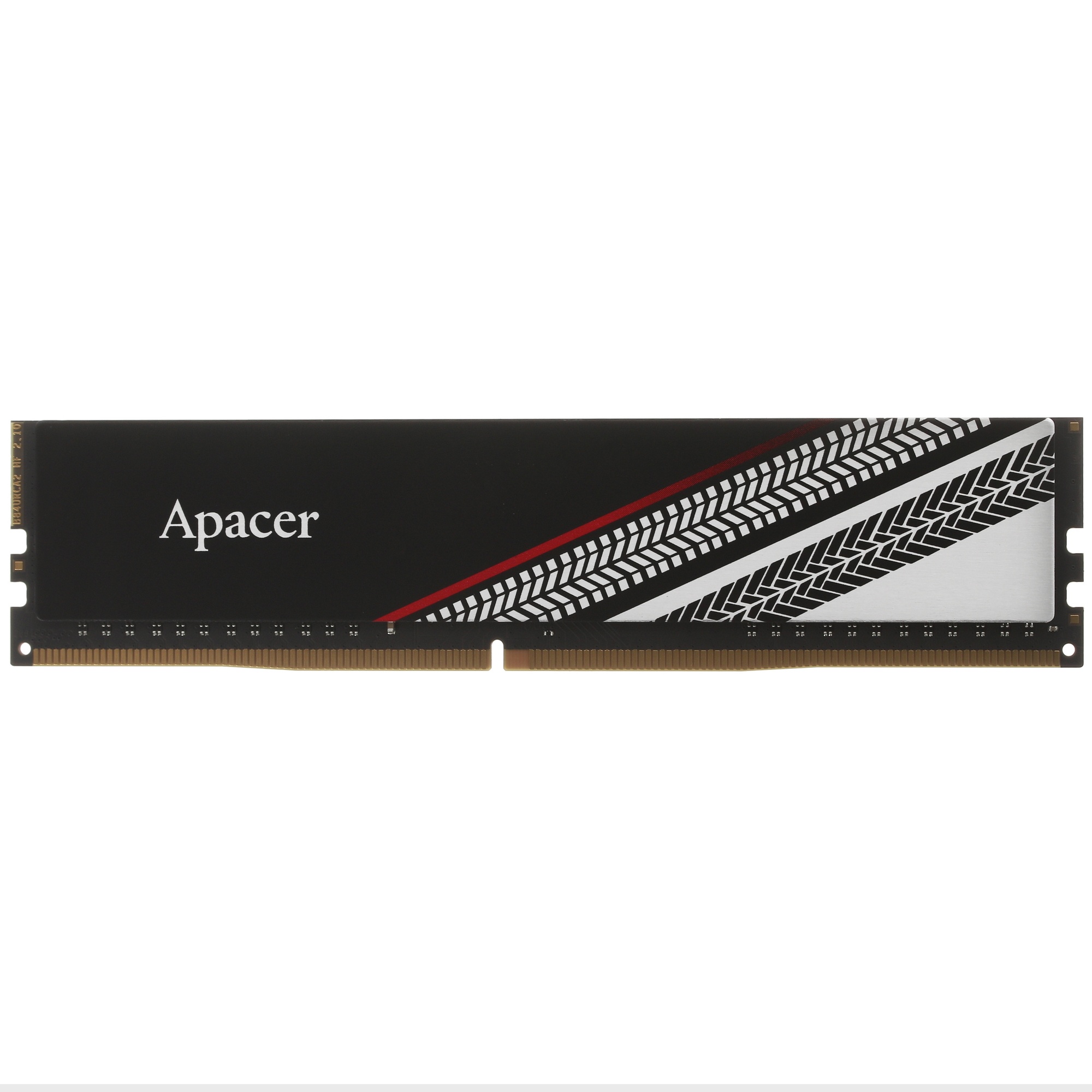 Оперативная память Apacer Tex, DDR4, 8GB (1x8GB), 2666MHz, UDIMM, CL16, с радиатором, серебристый/че