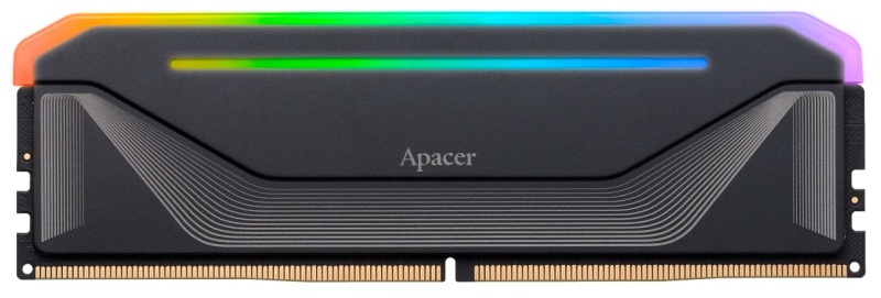 Оперативная память Apacer Nox, DDR5, 16GB (1x16 GB), 8000 MHz, CL38, радиатор, RGB, черный