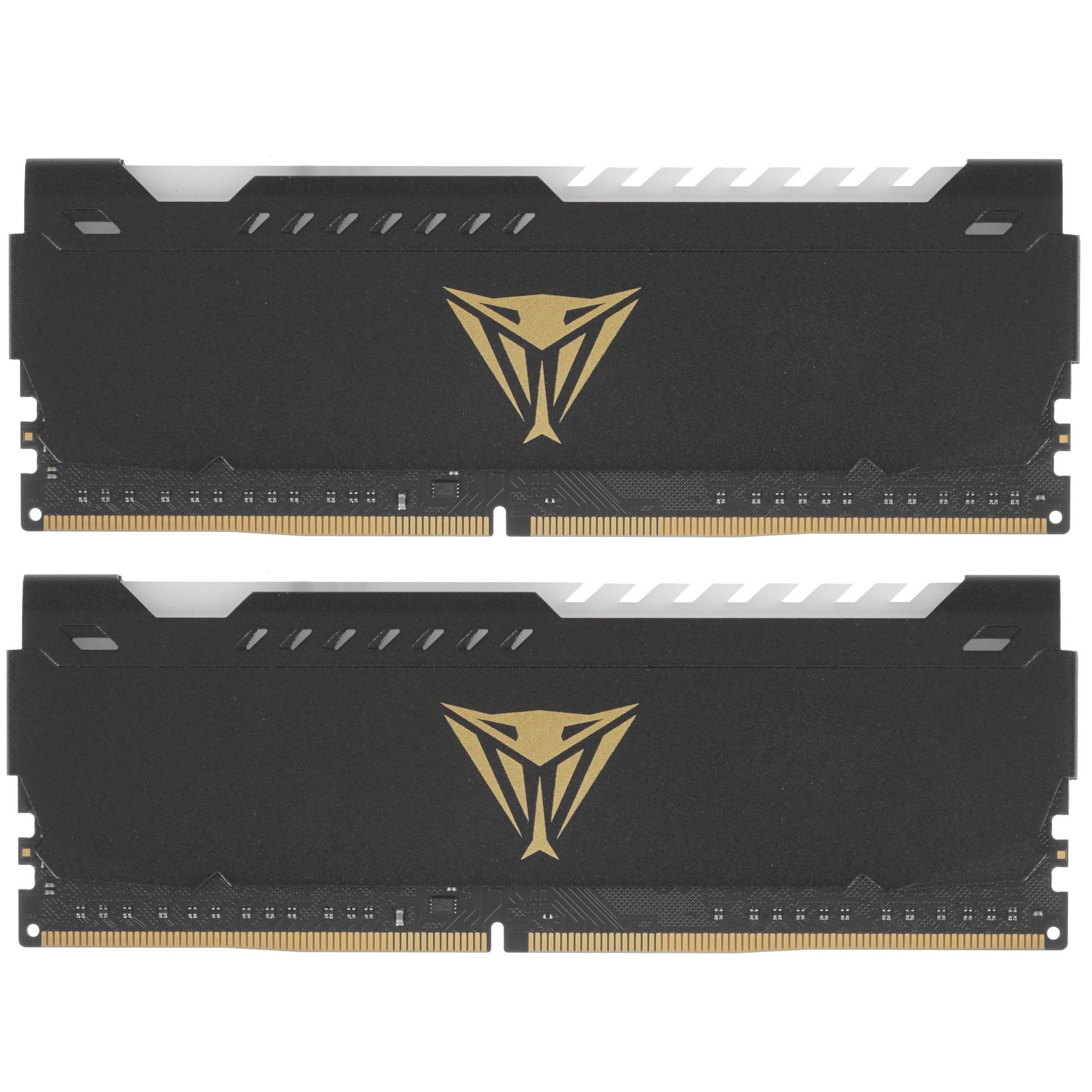 Оперативная память Patriot Viper Steel, DDR4, 16GB (2x8GB), 3200MHz, CL18, с радиатором, RGB, черный