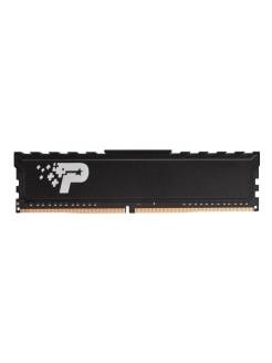 Оперативная память Patriot Signature Premium, DDR4, 16GB (1x16 GB), 2666 MHz, CL19, радиатор, чёрный