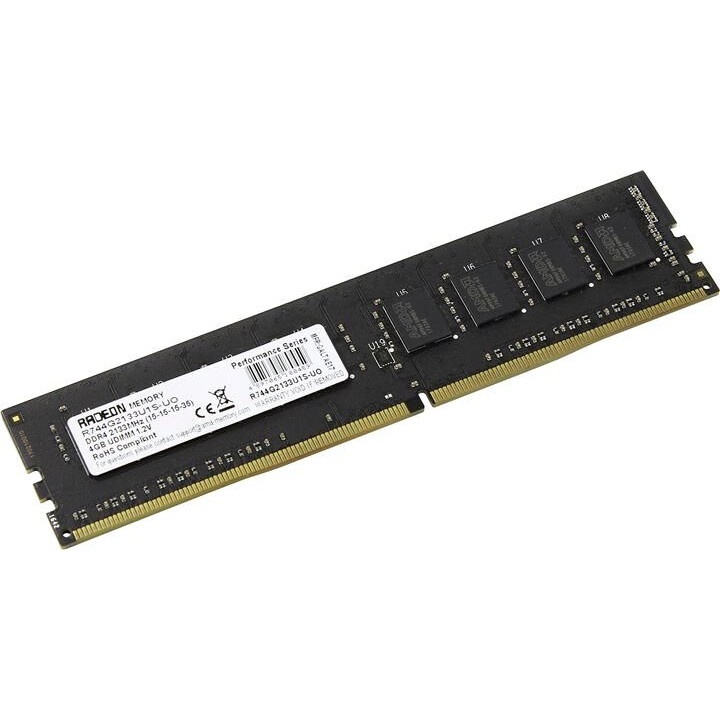 Оперативная память AMD Radeon R7, DDR4, 4GB (1x4GB), 2133MHz, CL15, OEM