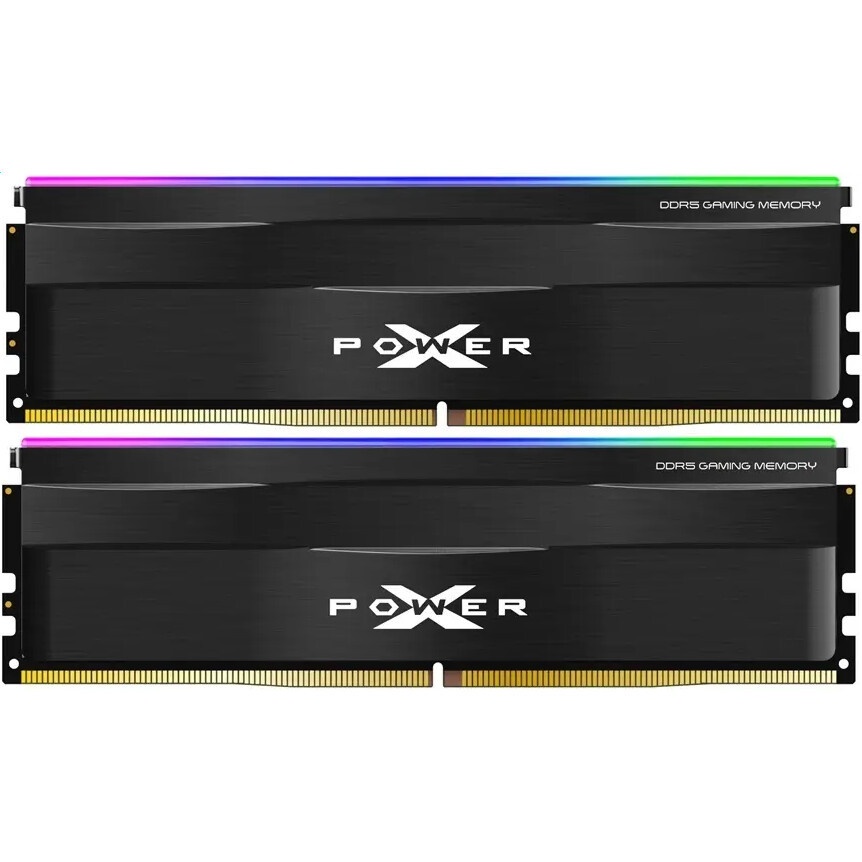 Оперативная память Silicon Power Xpower Zenith, DDR5, 32GB (2x16 GB), 5600 MHz, CL40, радиатор, RGB,