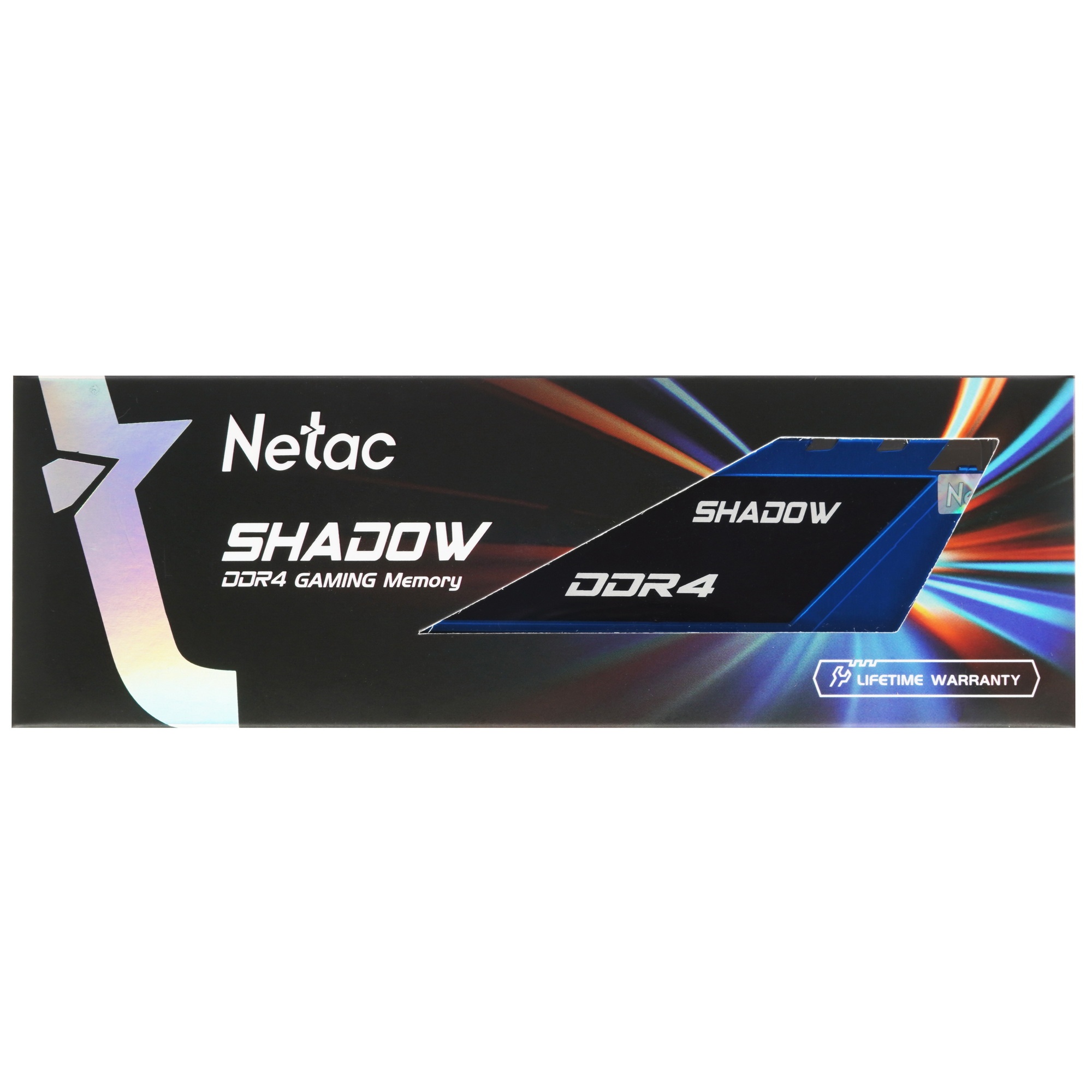 Оперативная память NETAC Shadow, DDR4, 16GB (1x16GB), 2666MHz, CL19, с радиаторами, синий