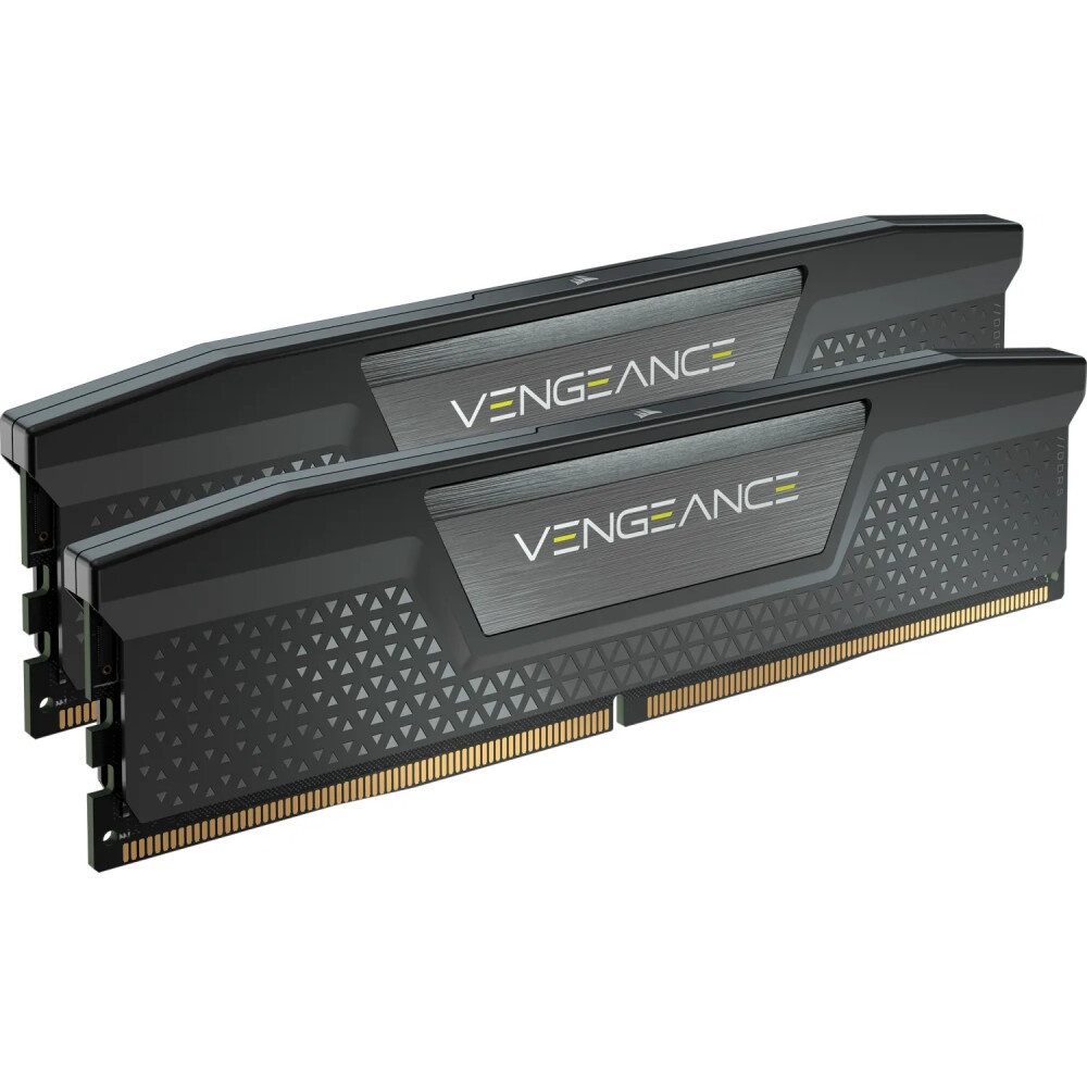 Оперативная память Corsair Vengeance, DDR5, 32GB (2x16 GB), 5600 MHz, CL40, радиатор, чёрный