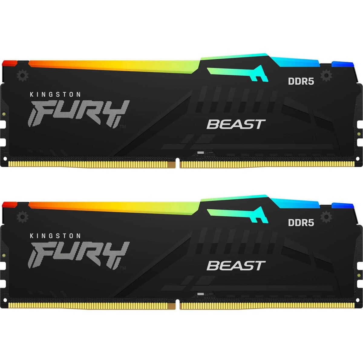 Оперативная память Corsair Vengeance, DDR5, 32GB (2x16 GB), 5600 MHz, CL40, радиатор, чёрный