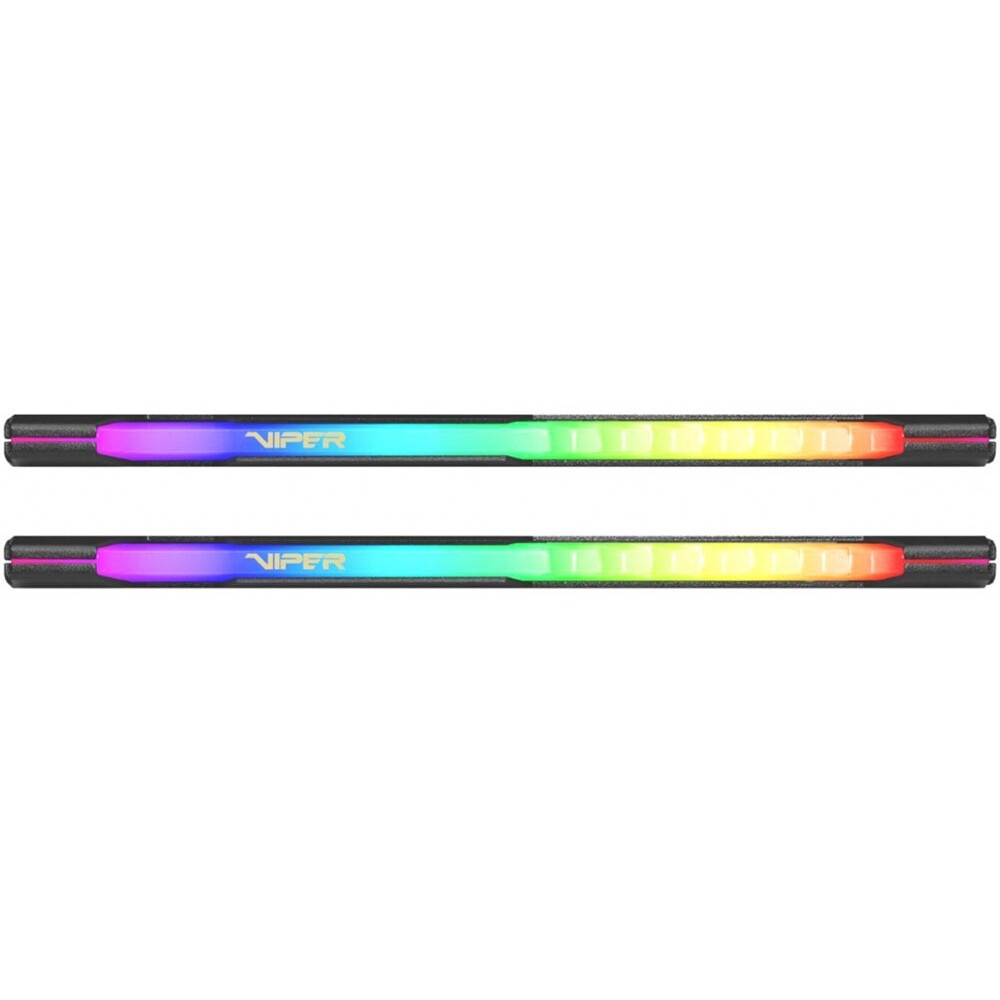 Оперативная память Patriot Viper Steel, DDR4, 16GB (2x8GB), 3600MHz, CL20, с радиатором, RGB, черный